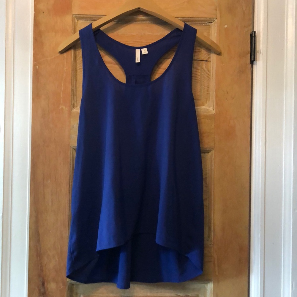 Frenchi sheer racerback swing cami Sz M